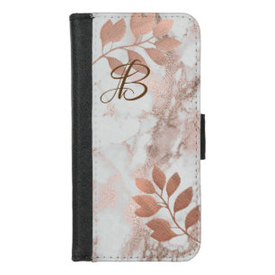 Customizable Monogram Wallet Case for iPhones