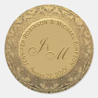 Customizable Monogram Wedding Seal