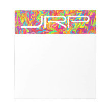 Customizable Monogrammed Abstract Swirl