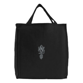 Customizable Monogrammed Embroidered Tote Bag