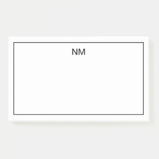 Customizable Monogrammed Stationary Notes 