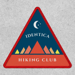 customizable moon mountains triangle patch