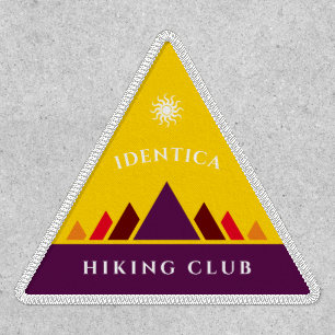 customizable moon mountains triangle patch