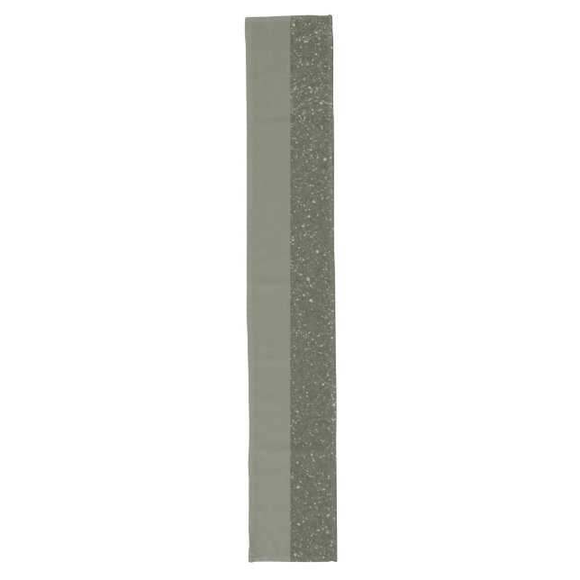 Customizable Moss Green Accent Table Runner (Front)