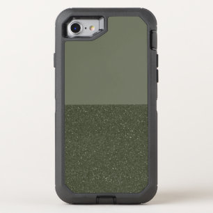 Customizable Moss Green Duo-Tone iPhone Case