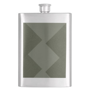 Customizable Moss Green Flask