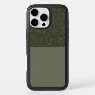 Customizable Moss Green iPhone Case – Split Design