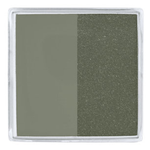 Customizable Moss Green Lapel Pin – Vertical Split