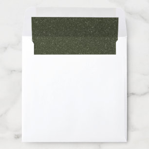 Customizable Moss Green Noise Envelope Liner