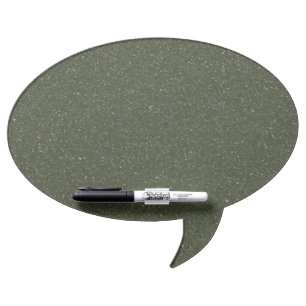 Customizable Moss Green Speckled Dry Erase Board