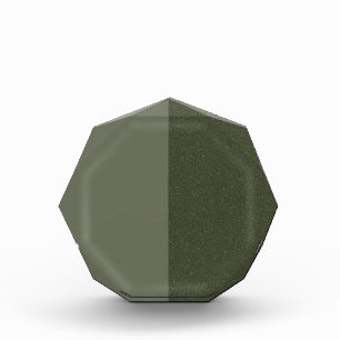 Customizable Moss Green Split Acrylic Award