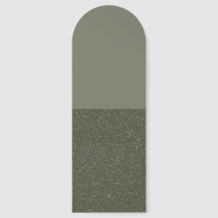 Customizable Moss Green Split Bookmark