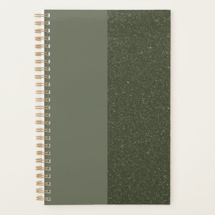Customizable Moss Green Split Planner
