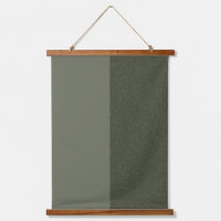 Customizable Moss Green Split Tapestry