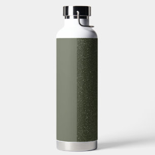 Customizable Moss Green Split Water Bottle