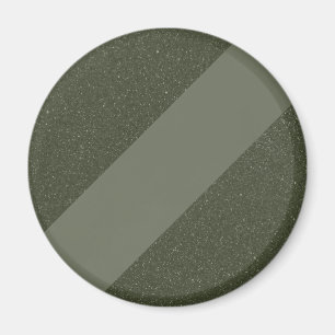 Customizable Moss Green Stripe Magnet