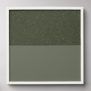 Customizable Moss Green Texture Photo Tile