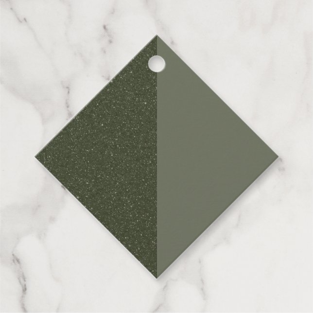 Customizable Moss Split Favor Tag (Front)