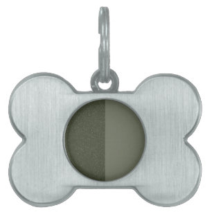 Customizable Moss Split Framed Pet Tag