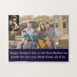 Customizable Mother's Day Photo Jigsaw Puzzle