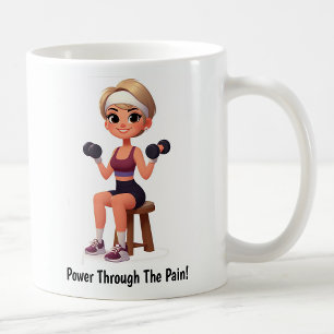 Customizable Motivational Fitness Coffee Mug
