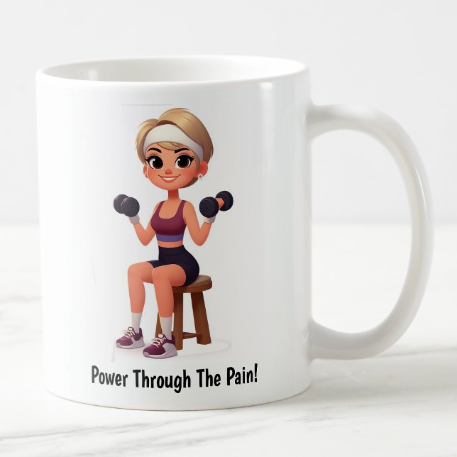 Customizable Motivational Fitness Coffee Mug (Creator Uploaded)