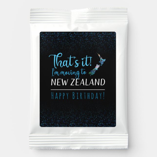 CUSTOMIZABLE MOVE TO NEW ZEALAND MARGARITA DRINK MIX (Front)