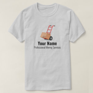 Customizable moving services cart T-Shirt