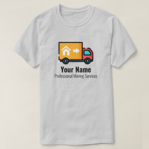 Customizable moving services truck T-Shirt