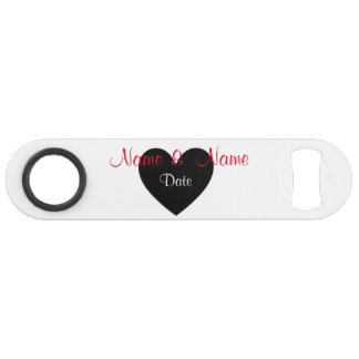 Customizable Mrs & Mrs bottle opener (Name & Date)