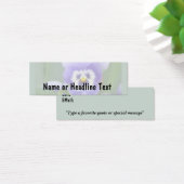 customizable msPansy skinny card template (Desk)