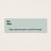 customizable msPansy skinny card template (Back)