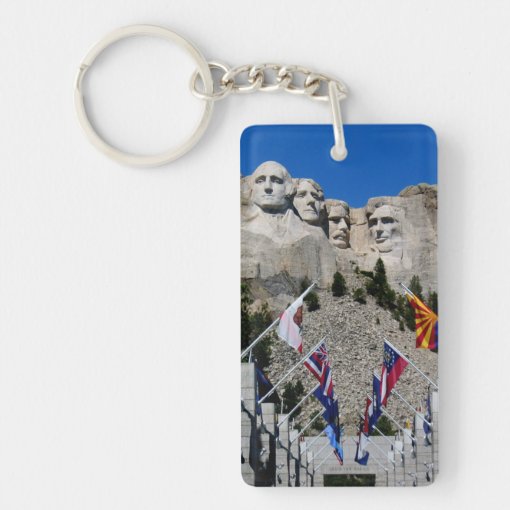 Customizable Mt Rushmore Souvenir Keychain Zazzle