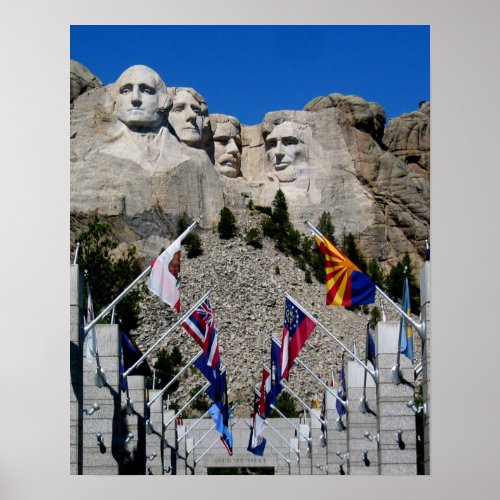 Customizable Mt Rushmore Souvenir Poster