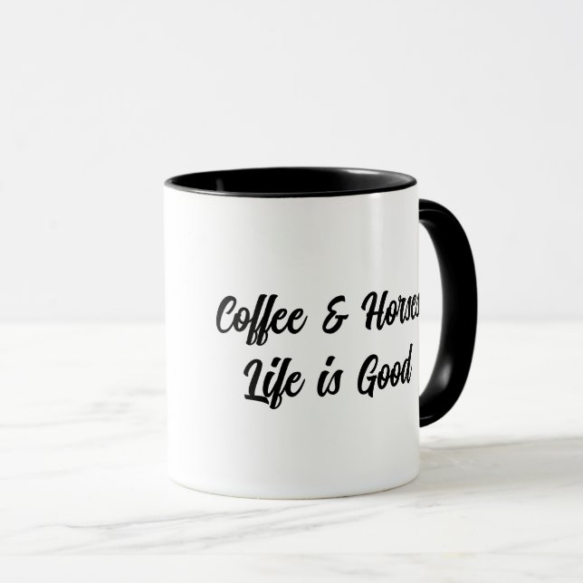 Customizable Mug - Black B&B Logo (Front Right)