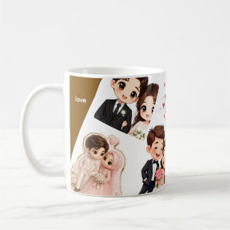 Customizable mug for newlyweds