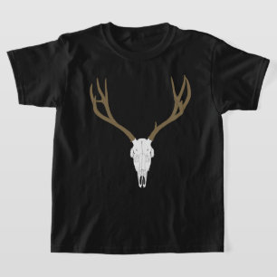 Customizable Mule Deer Skull T-Shirt