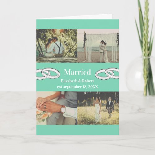Customizable Multi Photo Wedding Family Gift 