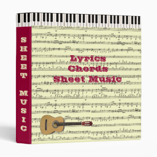 (Customizable) Music Binder