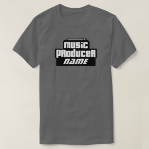 Customizable Music Producer T-Shirt
