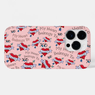 Customizable My Heart Belongs to Daddy Case-Mate iPhone 14 Pro Case