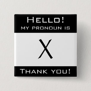 Customizable "My pronoun" button