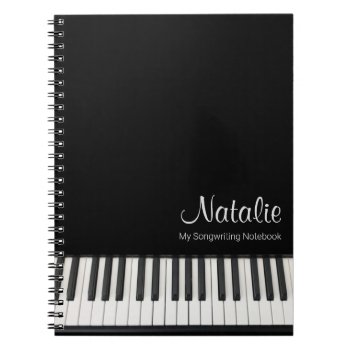 Customizable My Songwriting Notebook by ops2014 at Zazzle