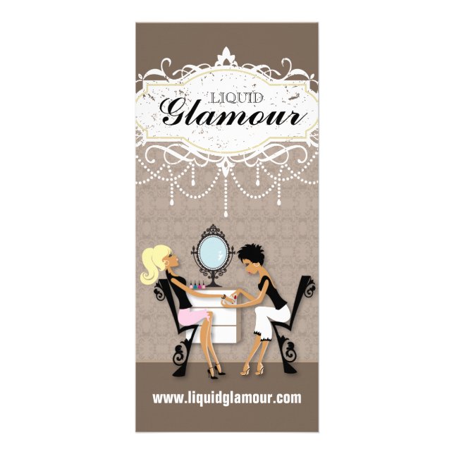 Customizable Nail Salon Rack Card (Front)