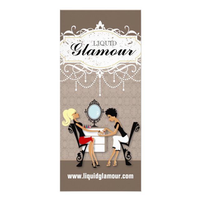 Customizable Nail Salon Rack Card (Front)