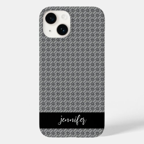 Customizable name Abstract concrete pattern Case_Mate iPhone 14 Case