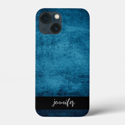 Customizable name Abstract grunge texture iPhone 13 Mini Case