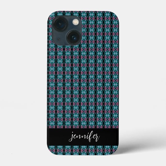 Customizable name Abstract smoke seamless pattern Case-Mate iPhone Case (Back)
