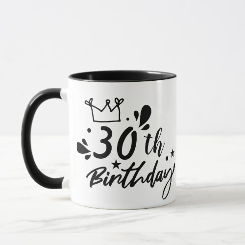 Customizable Name Age Birthday Gift Mug