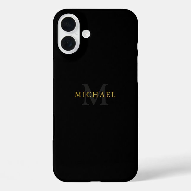 Customizable Name and Initial Case-Mate iPhone Case (Back)